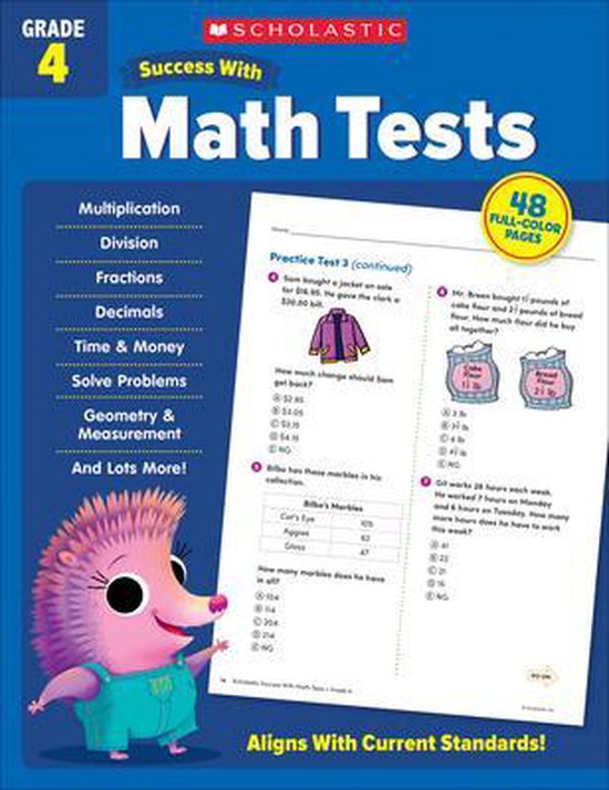 Scholastic Success with Math Tests Grade 4