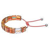 Swarovski Dames Armband metaal Swarovski kristal One Size Orange, Unendlichkeit 32018642