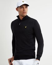 Lyle and Scott Golf Quarter Zip Pullover heren casual sweater zwart