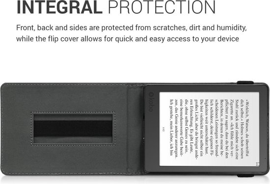 kwmobile e-reader hoesje geschikt voor Kobo Aura Edition 2 hoes - E