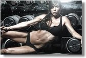 Bodybuilding Fitness Print Poster Wall Art Kunst Canvas Printing Op Papier Living Decoratie 50x75m Multi-color