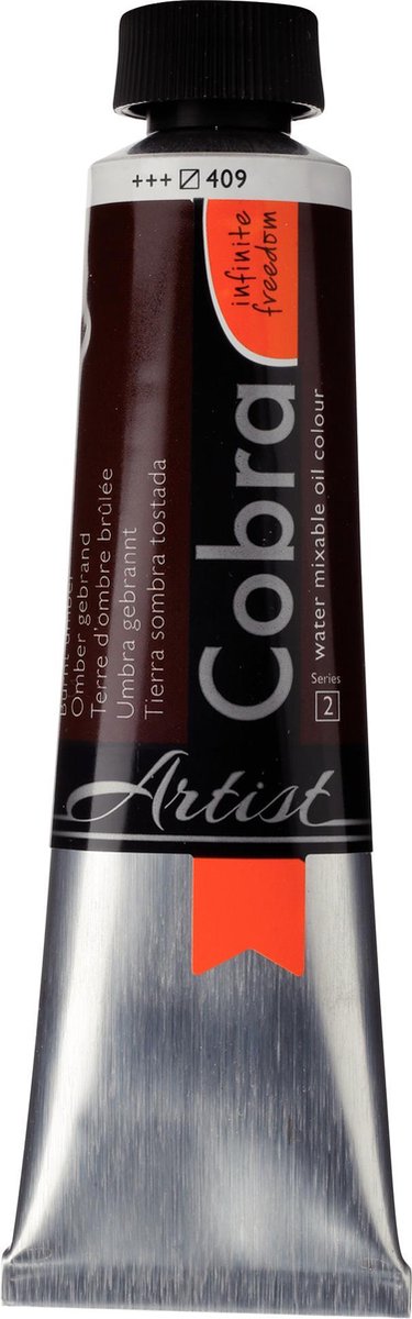 Olieverf - #409 Omber Gebrand - Cobra Artitst - 40ml