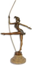 Bronzen beeld - Ballerina - Brons - 30 cm hoog