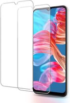 Screenprotector Glas - Tempered Glass Screen Protector Geschikt voor: Samsung Galaxy A22 4G - 2x