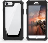 Stellar Space PC + TPU 360 graden all-inclusive schokbestendig hoesje voor iPhone SE 2020/8/7/6/6s (zwart)