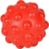 Flamingo rubber scorpio snackbal rood  - 9,5 x 9,5 x 9,5cm