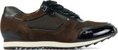 Hassia Vrouwen Suède Lage sneakers / Damesschoenen 301912 - Bruin - Maat 39