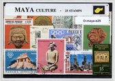 Maya's – Luxe postzegel pakket (A6 formaat) : collectie van 25 verschillende postzegels van Maya's – kan als ansichtkaart in een A6 envelop - authentiek cadeau - kado - geschenk -