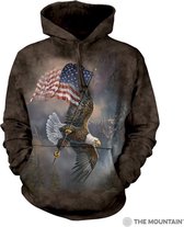 Hoodie Flag-Bearing Eagle S