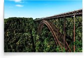 Walljar - New River Gorge Bridge - Muurdecoratie - Poster