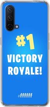 6F hoesje - geschikt voor OnePlus Nord CE 5G - Transparant TPU Case - Battle Royale - Victory Royale #ffffff