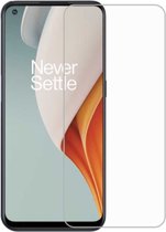 Screenprotector voor OnePlus Nord N100 - tempered glass screenprotector - Case Friendly - Transparant