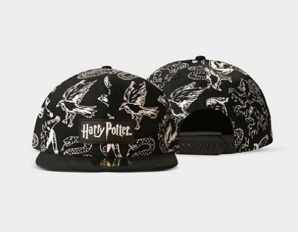 Harry Potter - Houses Snapback Pet - Zwart