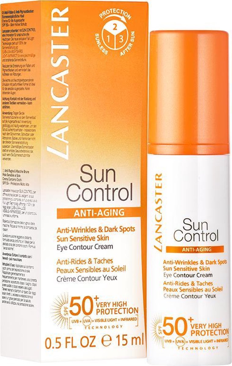 Lancaster Sun Control Eye Contour Cream - SPF 50+ - 15 ml | bol.com