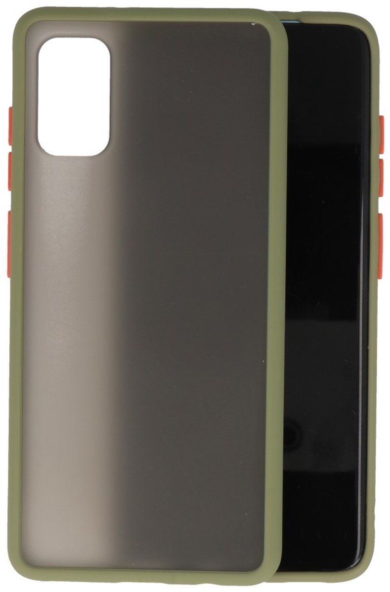 Hoesje Geschikt voor de Samsung Galaxy A41 - Hard Case Backcover Telefoonhoesje - Groen