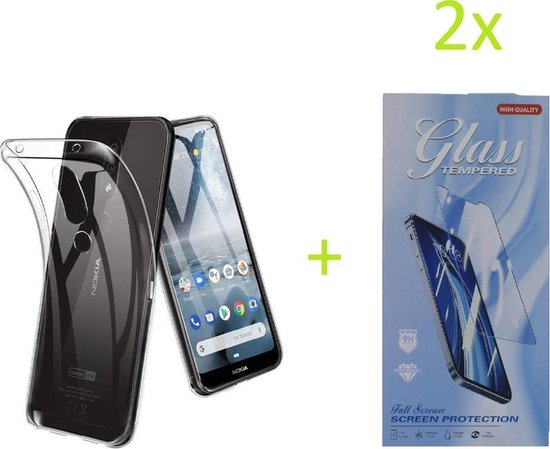 Asuwish Funda Para Teléfono Nokia 2.4 Con Protector De De Y Verde