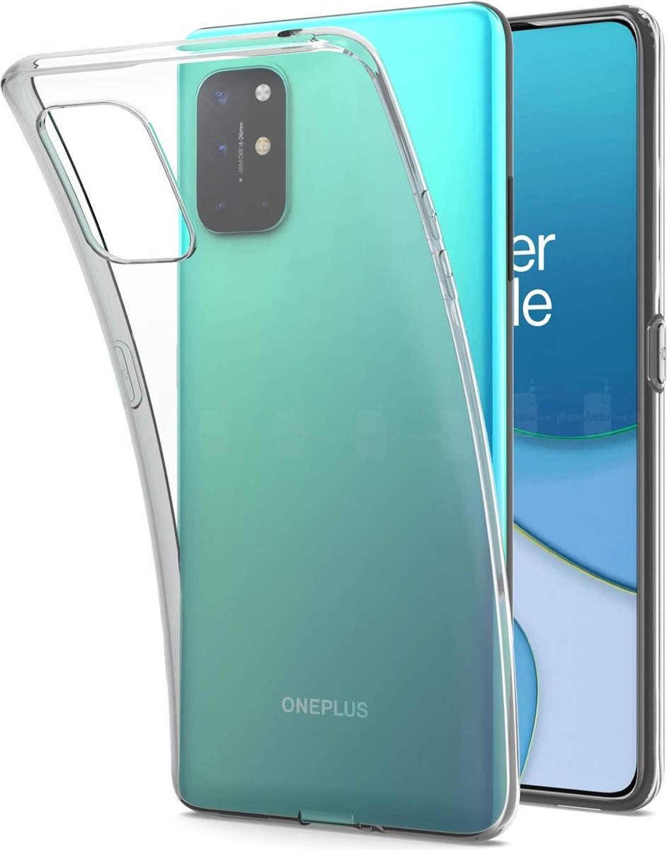 Hoesje Geschikt voor: OnePlus 8T / OnePlus 8T Plus 5G - Silicone - Transparant