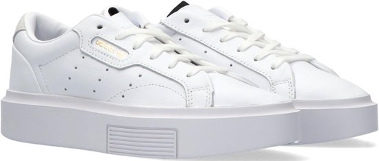 adidas Sleek Super W Dames Sneakers - Ftwr White/Crystal White/Core Black -  Maat 36 | bol