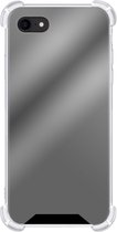 Hoes voor iPhone SE 2020 Hoes Spiegel Hoesje - Hoes voor iPhone SE 2020 Hoesje Case - Zwart