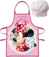 Tablier de cuisine Minnie Mouse avec toque