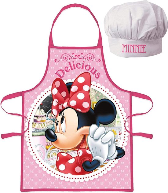 Minnie Mouse kookschort met koksmuts - kids licensing