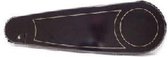 Amigo Kettingkast 28-inch lakdoek zwart 70,5x22,5cm