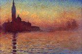 Poster - Claude Monet San Giorgio Maggiore At Dusk - 61 X 91.5 Cm - Multicolor