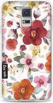 Casetastic Samsung Galaxy S5 / Galaxy S5 Plus / Galaxy S5 Neo Hoesje - Softcover Hoesje met Design - Flowers Multi Print