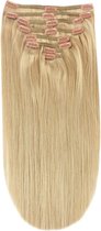 Remy Human Hair extensions Double Weft straight 24 - blond 16#