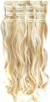 Clip dans les extensions de cheveux 7 set blond ondulé - P18 / 613