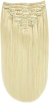 Remy Human Hair extensions Double Weft straight 22 - blond 60#