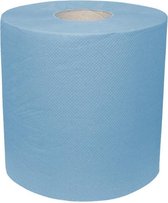 Midi handdoekpapier verlijmd geperforeerd CEL blauw 2 laags 150 mtr x 20 cm - 6 rol