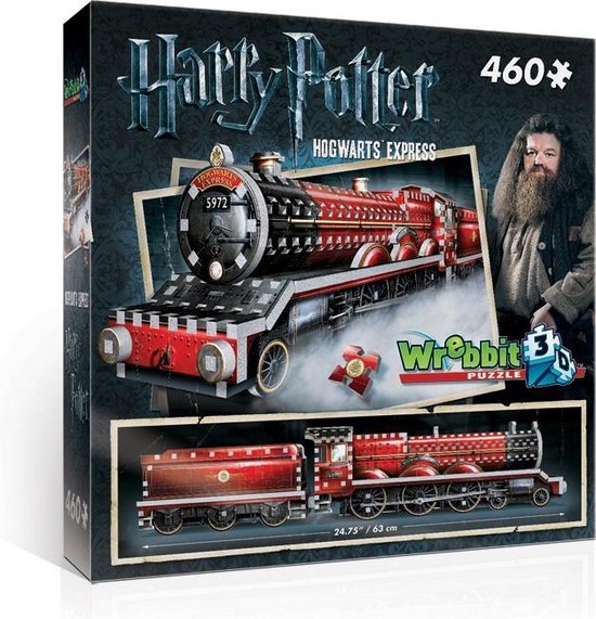 overdracht criticus Dierentuin Wrebbit 3D Puzzel - Harry Potter Hogwarts Express - 460 stukjes | bol.com