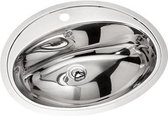 Lavabo ovale avec trou pour robinet 570x480mm