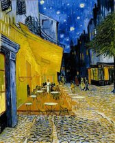 Diamond Painting Caféterras bij nacht Van Gogh 50x65cm. (Volledige bedekking - Vierkante steentjes) diamondpainting inclusief tools
