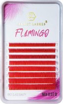 Secret Lashes Gekleurde Wimperextensions Mix 7-14 - C - Flamingo