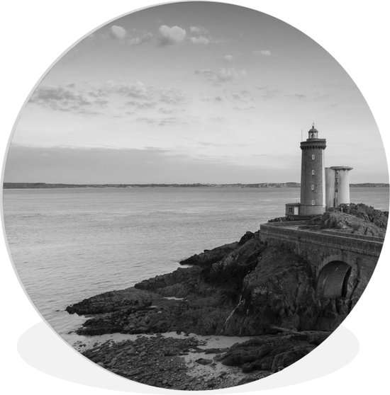 Phare de Minou en France au coucher du soleil feuille de