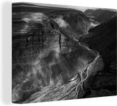 Canvas Schilderij Grand Canyon - Arizona - Water - Landschap - Amerika - 40x30 cm - Wanddecoratie