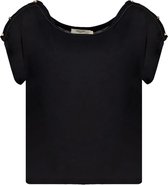 DEELUXE T-shirt met juwelen bijzonderheden LYSE Black