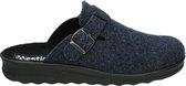 Westland-Romika METZ 240 - Volwassenen Heren pantoffels - Kleur: Blauw - Maat: 45