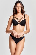 Gorbus Strappy Push-up BH - Maat 70B - Zwart