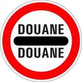 Douane sticker, F10 200 mm