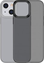 iPhone 13 Hoesje - BASEUS Simple Soft TPU - Zwart