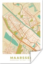 Affiche Carte - Maarssen - Vintage - 60x90 cm