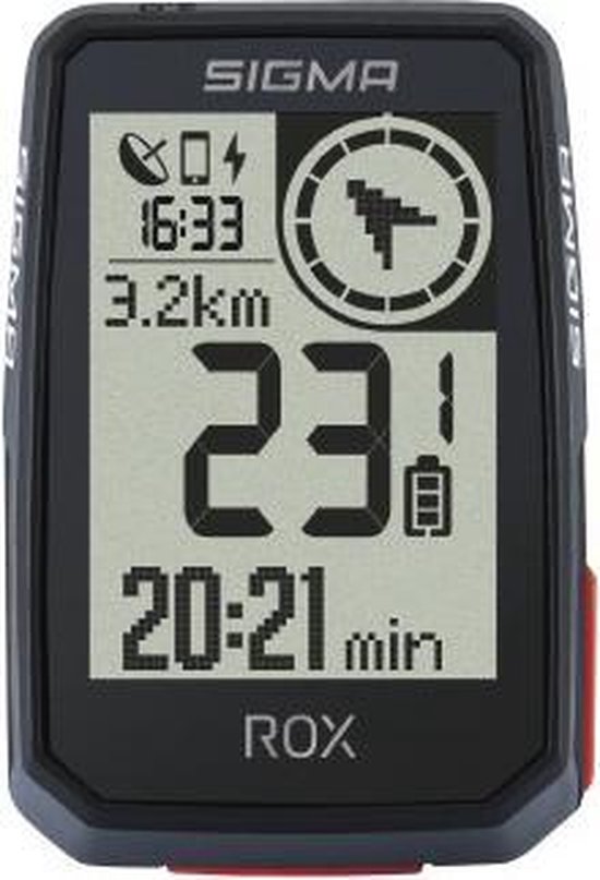 GPS Fietscomputer Sigma ROX 2.0 GPS met standaard stuurhouder - zwart |  bol.com