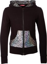 Papillon Sweatvest Dance Flow Junior Katoen Zwart Maat 128