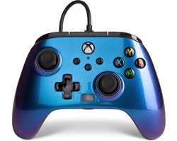 PowerA Enhanced Wired Noir, Bleu USB Manette de jeu Xbox Series S, Xbox Series X