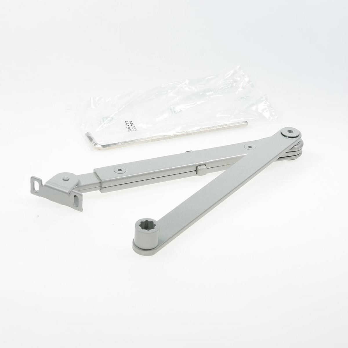 Gradenboog / gradenmeter staal matverchroomd halfronde open grondplaat 180° 80 mm Limit Limit GB80 Gradenboog / gradenmeter staal matverchroomd halfronde open grondplaat 180° 80 mm Limit Limit GB80