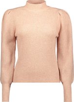 Only Trui Onlkatia L/s Highneck Pullover Cc Knt 15232494 Rose Smoke/w. Melange Dames Maat - M