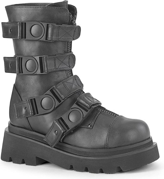 DemoniaCult - RENEGADE-55 Laarzen - US 6 - 36 Shoes - Zwart